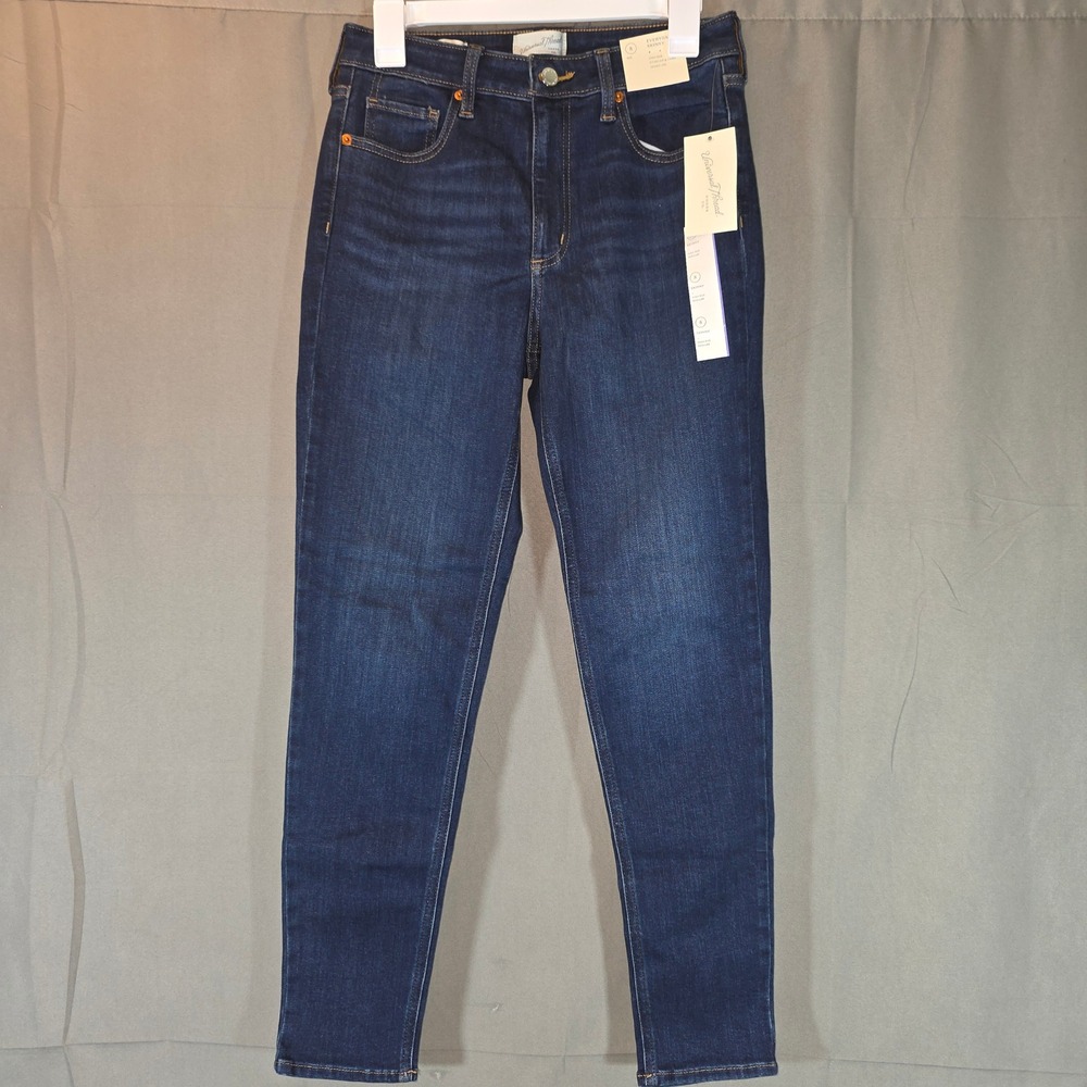 Universal Thread Everyday Skinny Jeans Dark Wash High Rise 8R P6691G